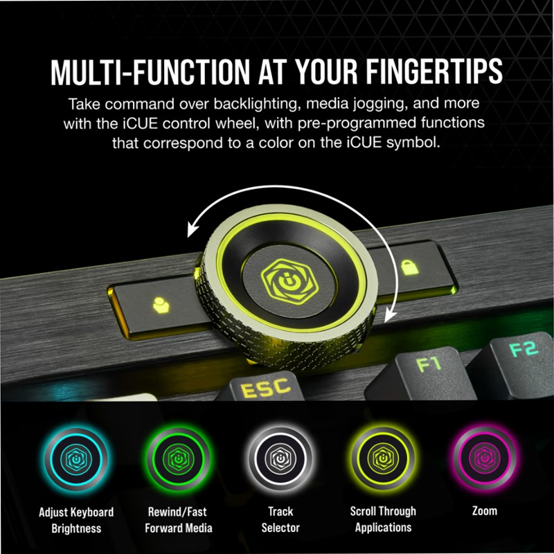 Tastiera Gaming K100 RGB - Switch OPX CORSAIR
