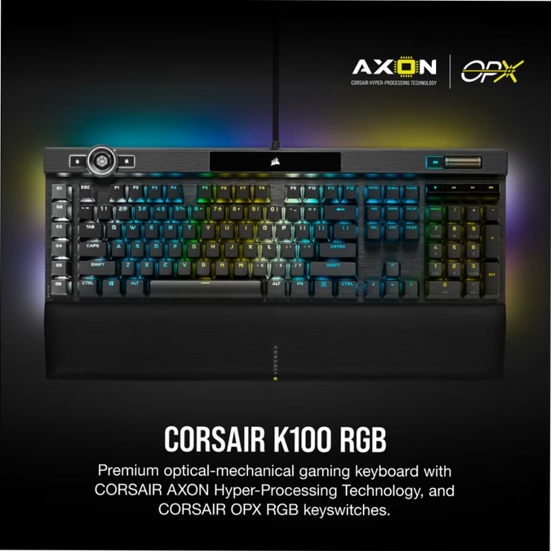 Tastiera Gaming K100 RGB - Switch OPX CORSAIR
