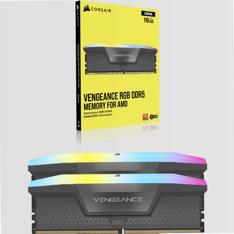 VENGEANCE® RGB 32GB (2x16GB) DDR5 DRAM