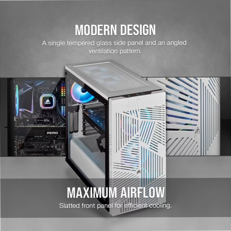 Case gaming mid-tower 275R Airflow - bianco