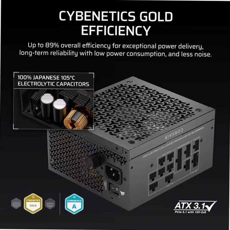 Alimentatore ATX interamente modulare RM1000x SHIFT (UE)