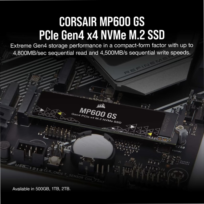 Unità SSD SDD MP600 GS - Velocità Stratosferiche PCIe 4.0 NVMe