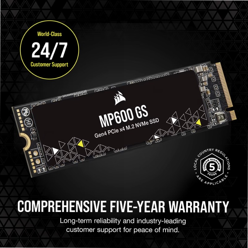 Unità SSD SDD MP600 GS - Velocità Stratosferiche PCIe 4.0 NVMe