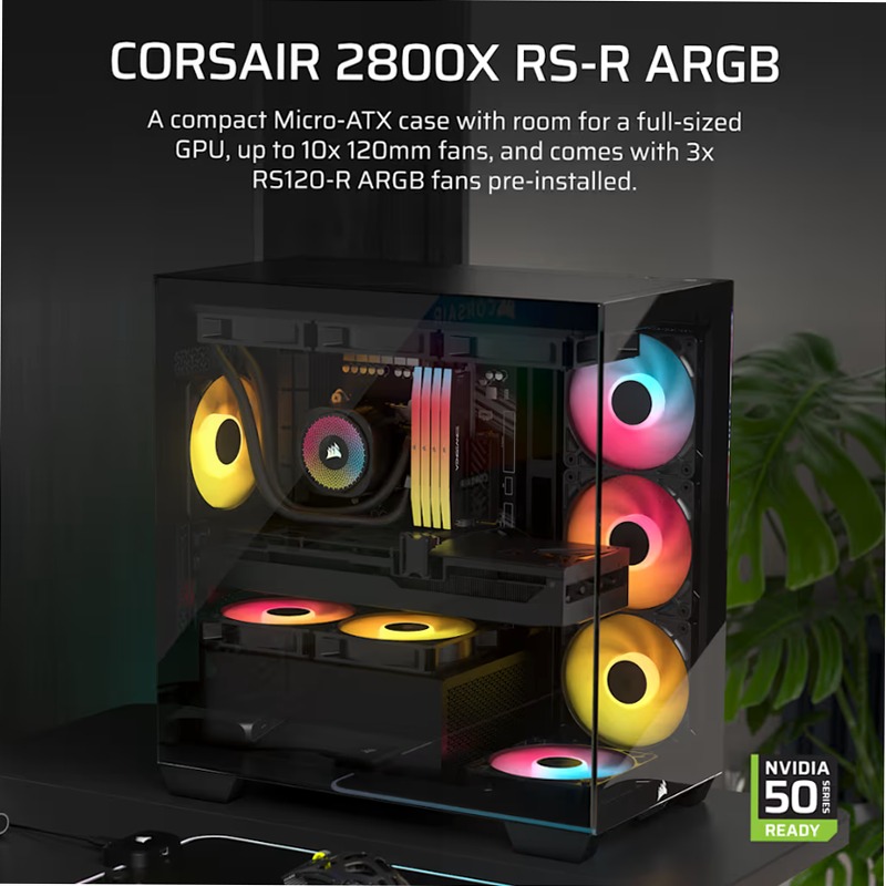 Case Micro-ATX 2800X RS-R ARGB 3