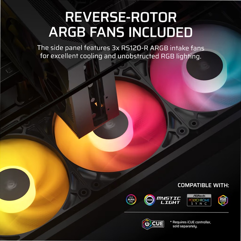 Case Micro-ATX 2800X RS-R ARGB 3