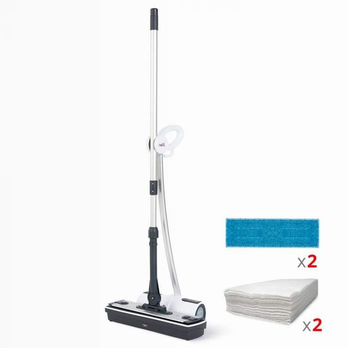 Polti Moppy White - Lavapavimenti a Vapore Semplice e Efficace