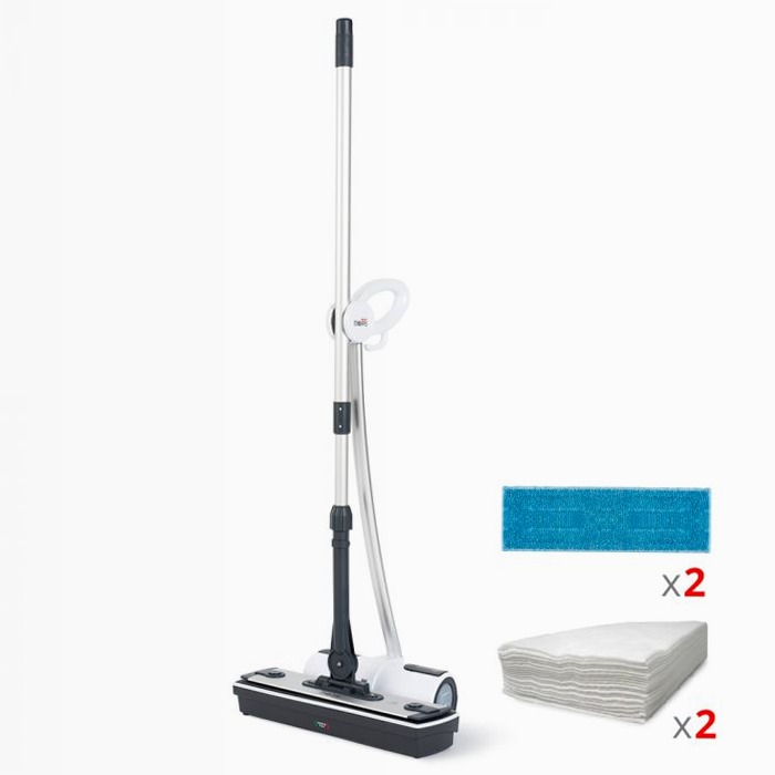 Polti Moppy White - Lavapavimenti a Vapore Semplice e Efficace