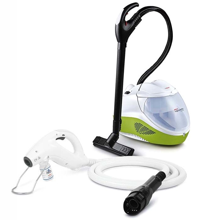 Polti Vaporetto Lecoaspira FAV80_Turbo Intelligence + Polti Sani System Gun per Vaporetto Lecoaspira 2450w