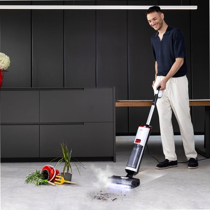 Polti RollySteam WD10 CORDED - Pulizia a vapore facile e efficiente 0.6lt D Bianco 750w