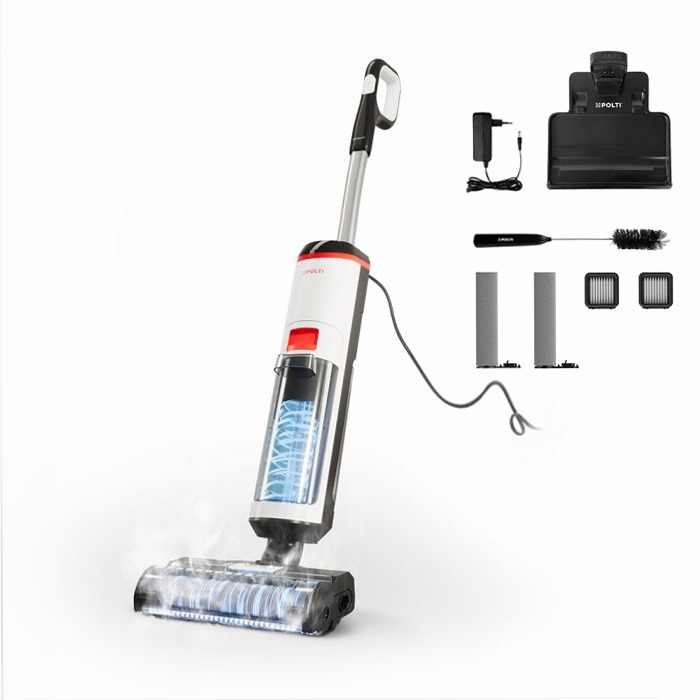 Polti RollySteam WD10 CORDED - Pulizia a vapore facile e efficiente 0.6lt D Bianco 750w