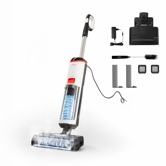 Polti RollySteam WD10 CORDED - Pulizia a vapore facile e efficiente 0.6lt D Bianco 750w