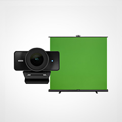 Facecam 4K and Green Screen XL Bundle