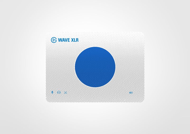 Wave XLR MK.1 Plain Grain Blue Faceplate