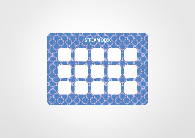 Blue Anniversary Faceplate