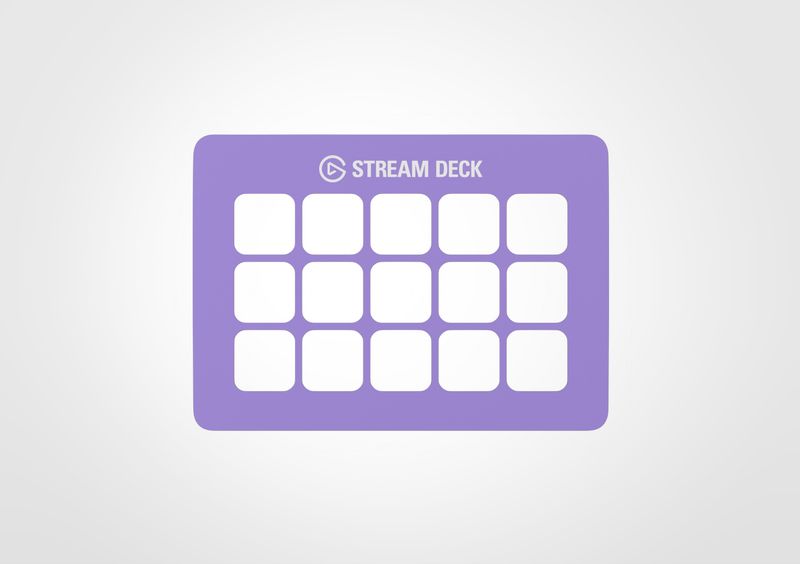 Wild Lavender Faceplate per Stream Deck