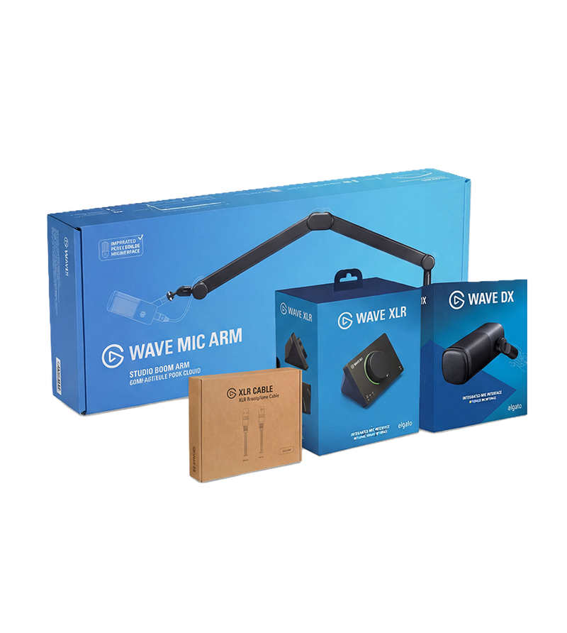 XLR Audio Bundle with Boom Arm