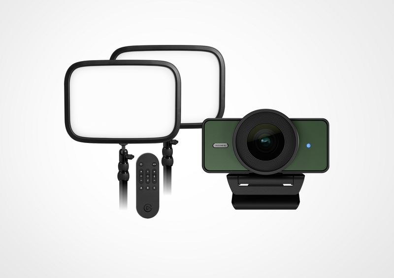 Facecam 4K (Pine) e 2x Key Light Pacchetto