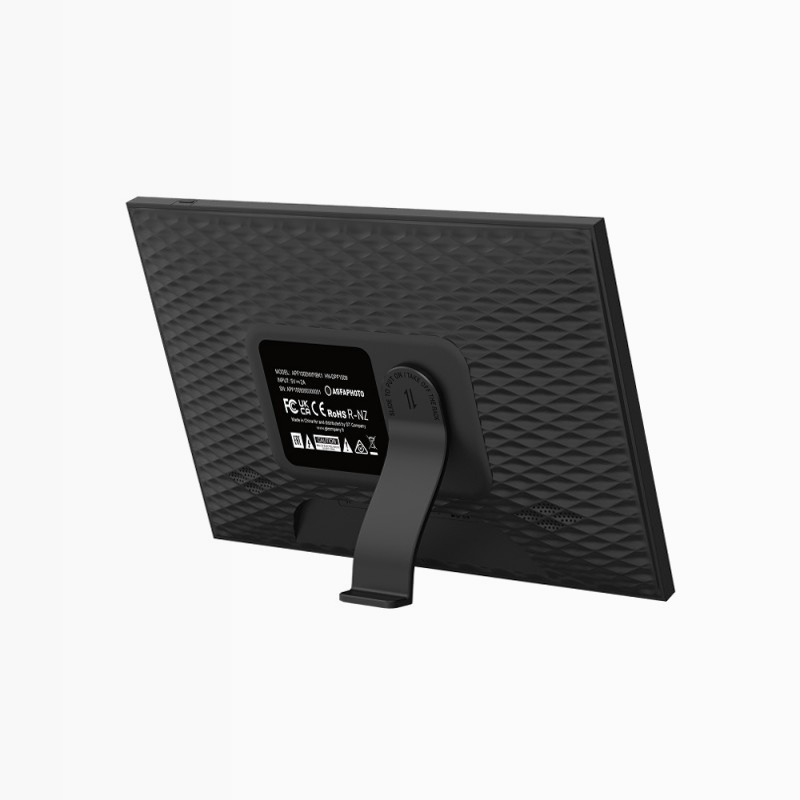 AgfaPhoto Realiview APF1000 Wi-Fi ONE – Cornice fotografica digitale da 10'' Touch, Wi-Fi, Framéo, Foto e Video