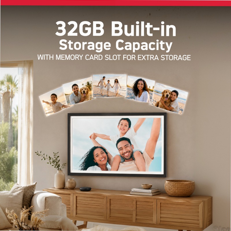 Cornice Fotografica Digitale Connessa – Agfaphoto Realiview APF3200 WIFI – 32” Full HD