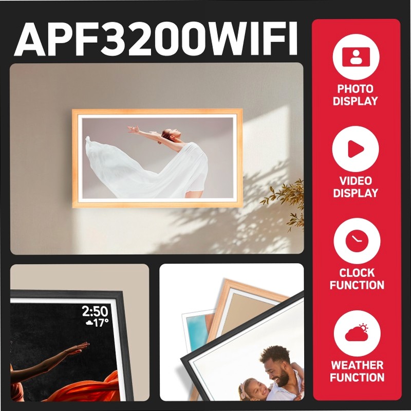 Cornice Fotografica Digitale Agfaphoto Realiview APF3200 WIFI Wi-Fi 32GB