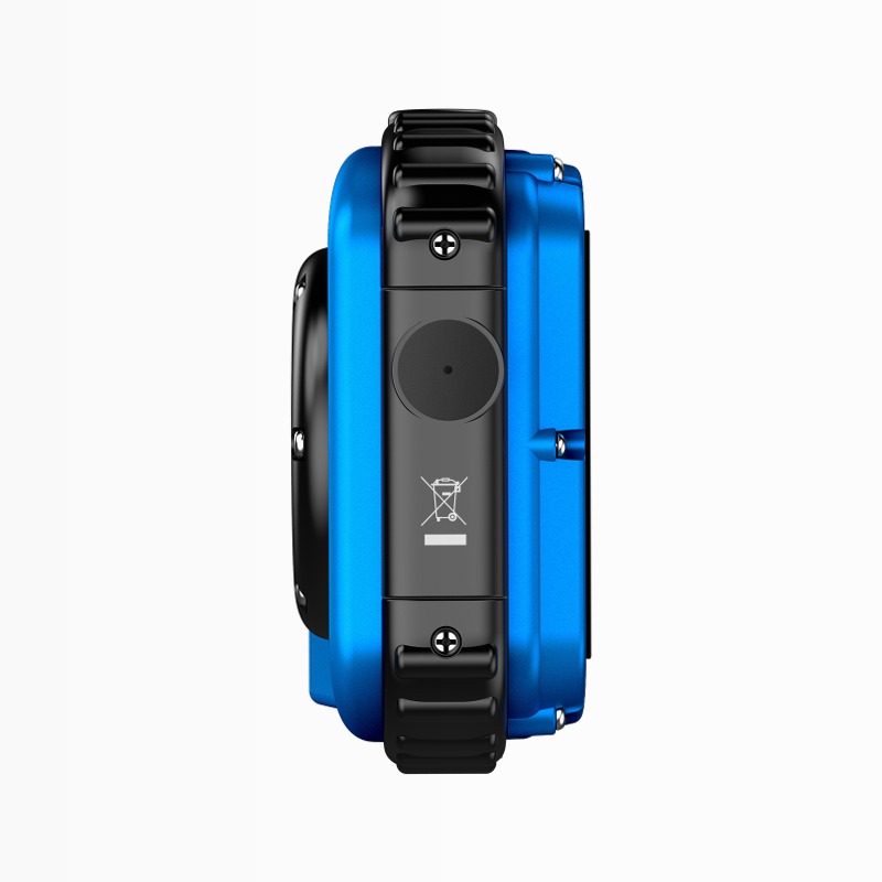 AgfaPhoto Realishot WP6000 – Fotocamera Waterproof 3m, 18MP CMOS, Video HD, Zoom Digitale 16x & Specchio Selfie Cromo