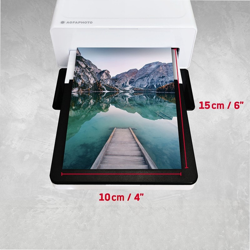 Stampante Fotografica Portatile AgfaPhoto Realipix MOMENTS - Bianco 10ppm