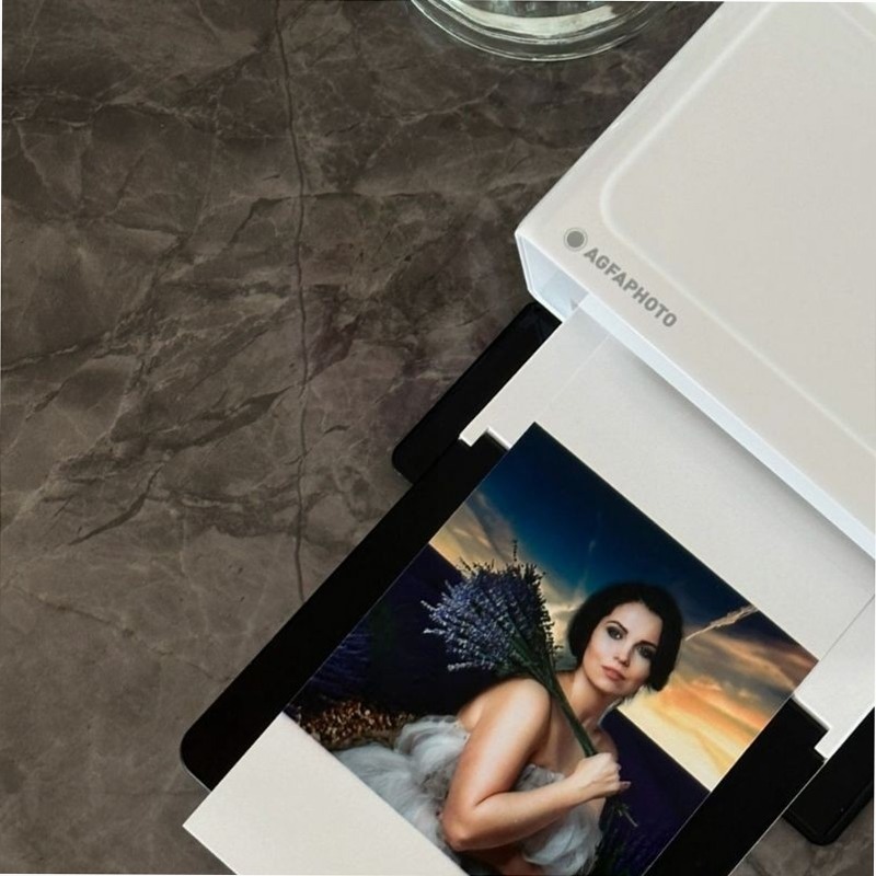 Stampante Fotografica Portatile AgfaPhoto Realipix MOMENTS - Bianco 10ppm