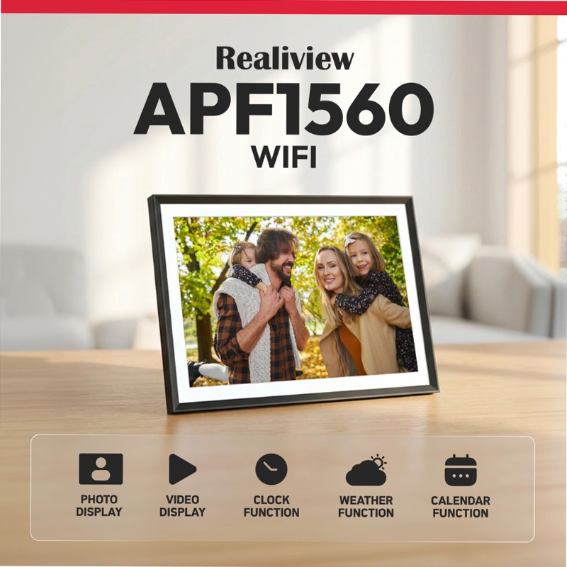 Cornice Fotografica Digitale Connessa - AgfaPhoto Realiview APF1560WIFI - 15,6 pollici