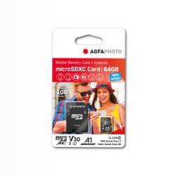 Scheda SD - Memory Card AgfaPhoto Micro SDHC 64 GB - CLASSE 10