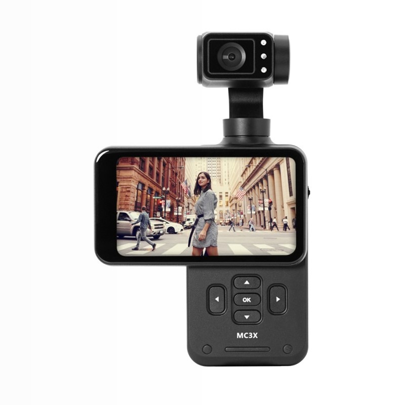 Gimbal Camera Realimove MC3X AgfaPhoto - Stabilizzazione a 3 Assi 120° 4K