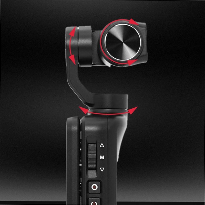 Gimbal Camera Realimove MC3X AgfaPhoto - Stabilizzazione a 3 Assi 120° 4K
