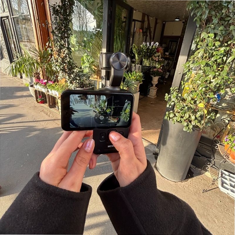 Gimbal Camera Realimove MC3X AgfaPhoto - Stabilizzazione a 3 Assi 120° 4K