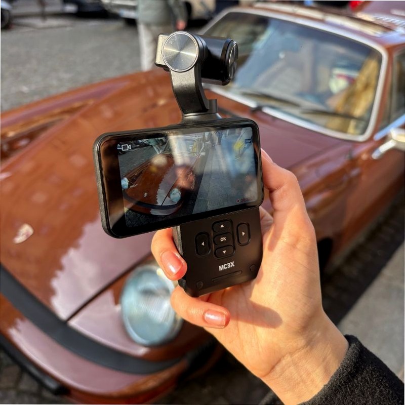 Gimbal Camera Realimove MC3X AgfaPhoto - Stabilizzazione a 3 Assi 120° 4K