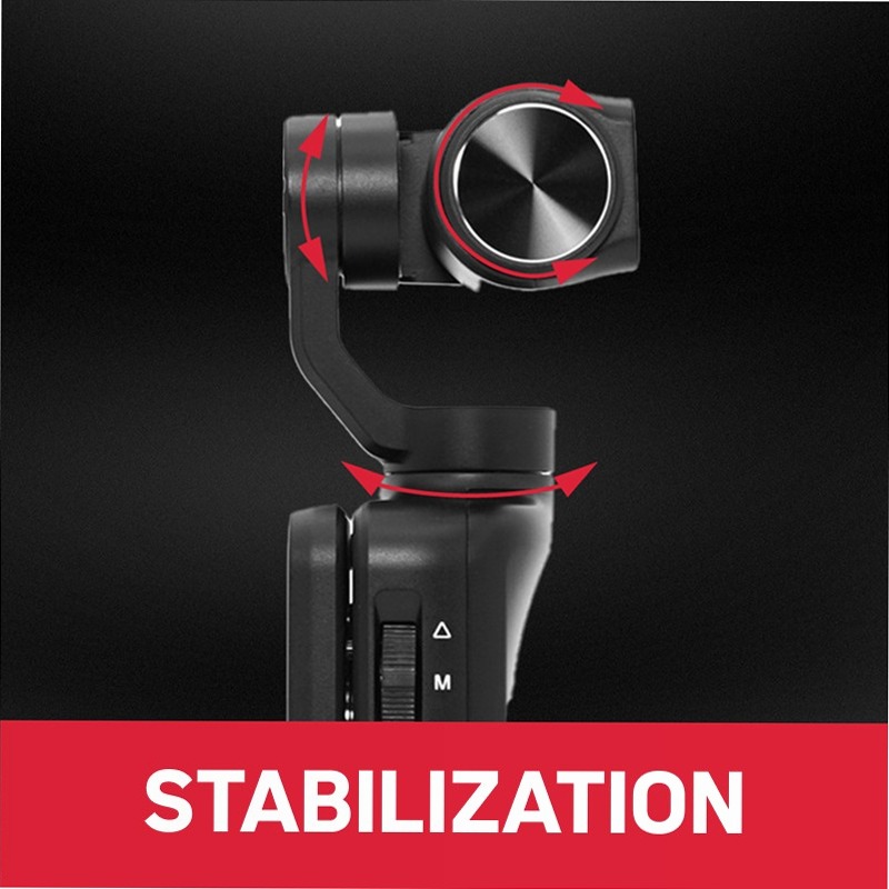 Gimbal Camera Realimove MC3X AgfaPhoto - Stabilizzazione a 3 Assi 120° 4K