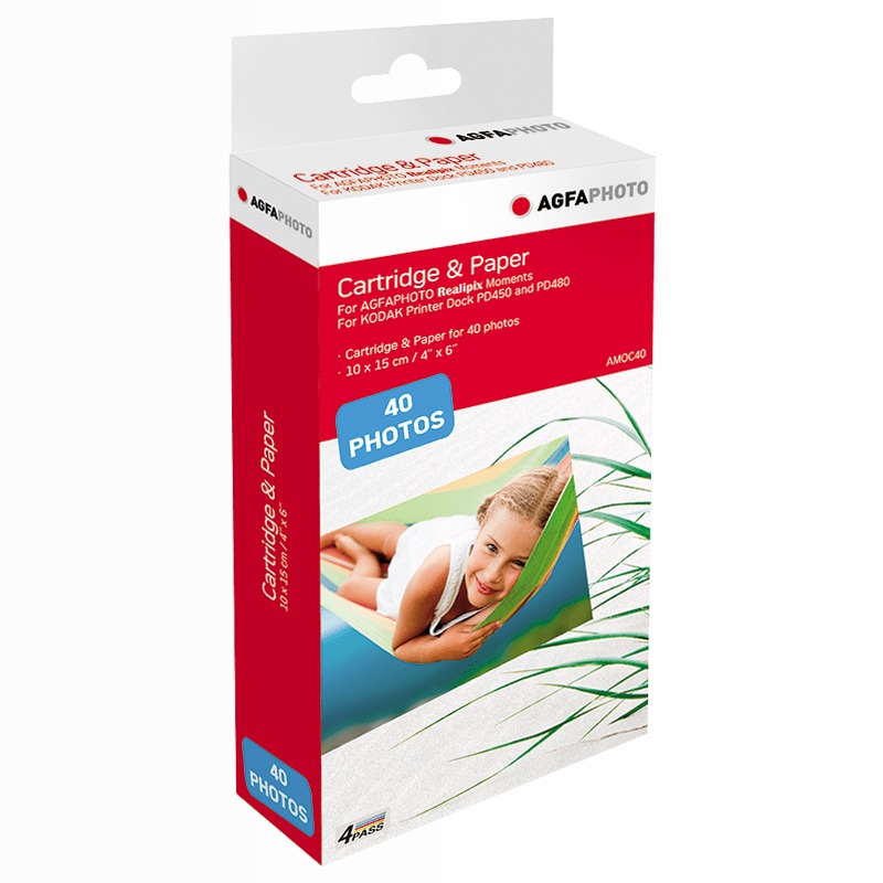 Cartuccia per Stampante Fotografica AgfaPhoto AMOC40