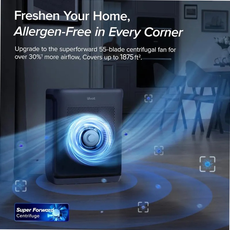 Levoit Vital 200S-P Smart Air Purifier - Nero