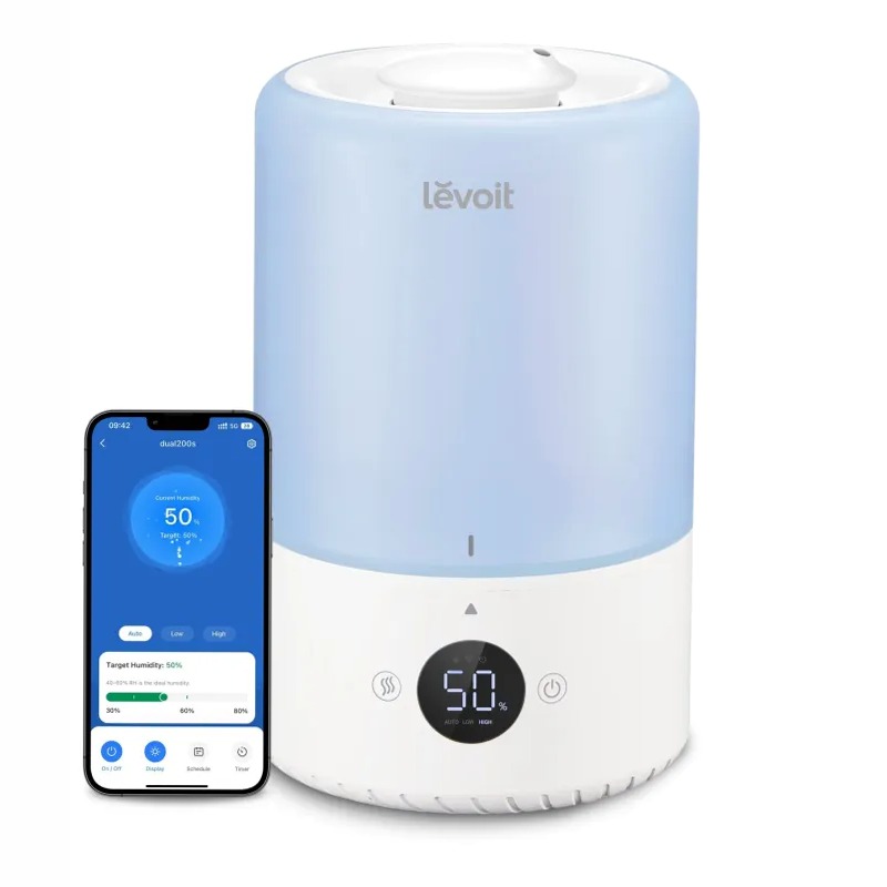 Levoit Dual 200S Smart Top-Fill Ultrasonic Humidifier Blue