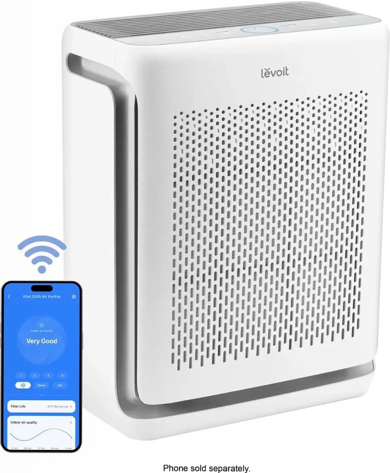 Levoit Vital 200S-P Smart Air Purifier - Bianco/Grey