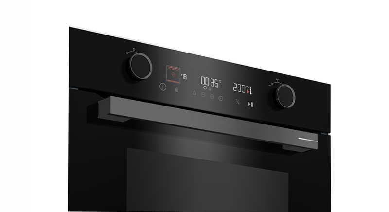 GEKW12401B | Forno Grundig con illuminazione alogena A Nero