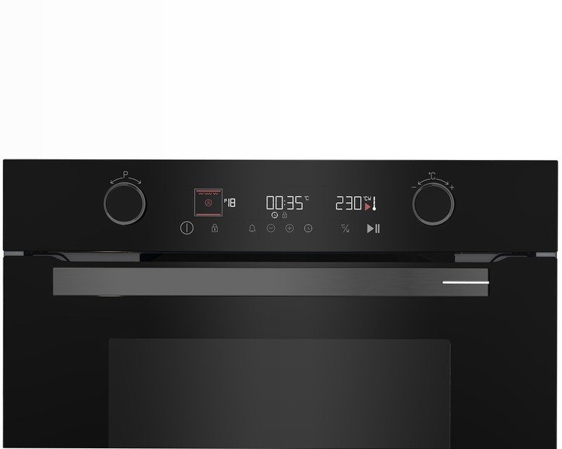 GEKW12401B | Forno Grundig con illuminazione alogena A Nero