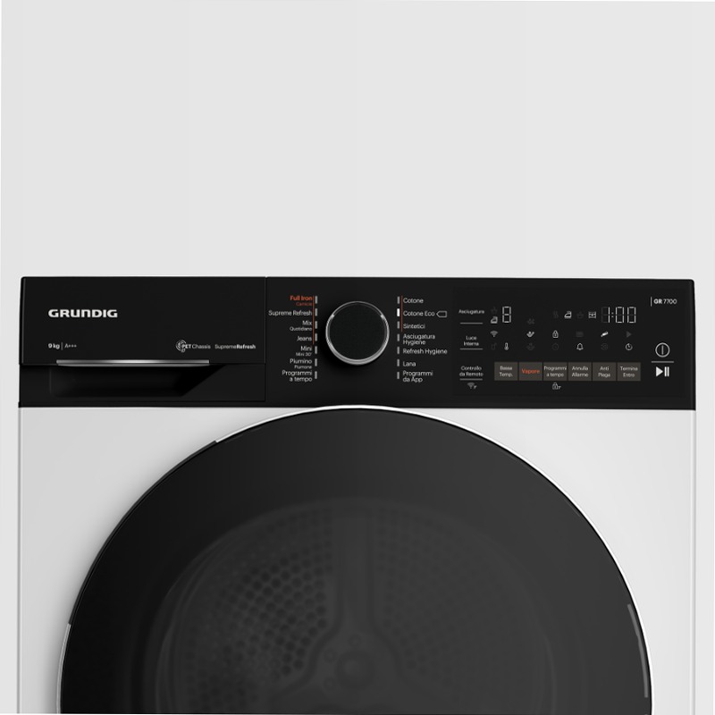 GTP6324WI-IT - Asciugatrice A+++, Ironfinish, Wi-Fi 9kg Bianco