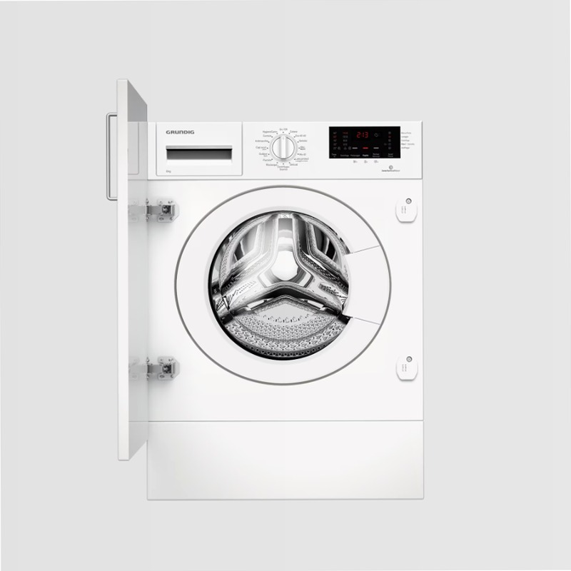 GWI3843WB - Lavatrici da Incasso Grundig 1400rpm 8kg Bianco