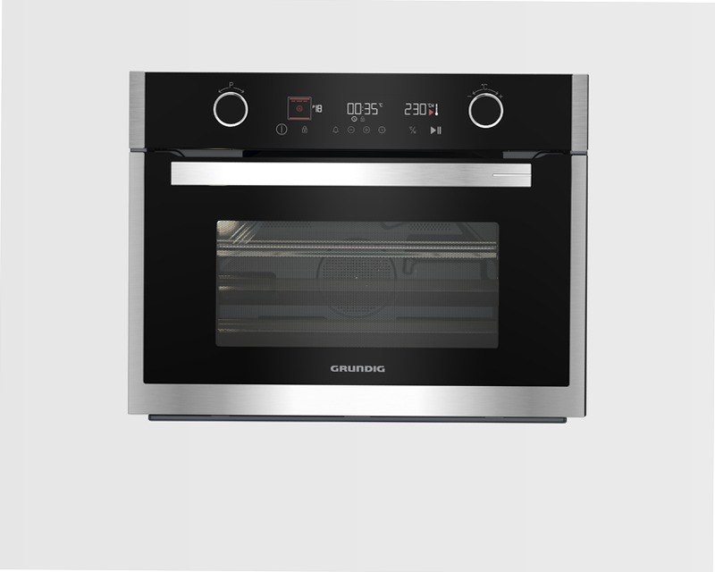 GEKW19400B - Forno Grundig con Funzioni Multifunzione 48 A Acciaio