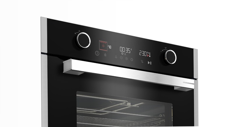 GEKW19400B - Forno Grundig con Funzioni Multifunzione 48 A Acciaio