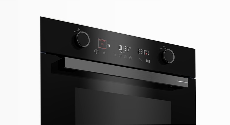 GEKW12400B | Forno Grundig con Illuminazione Alogena A Nero