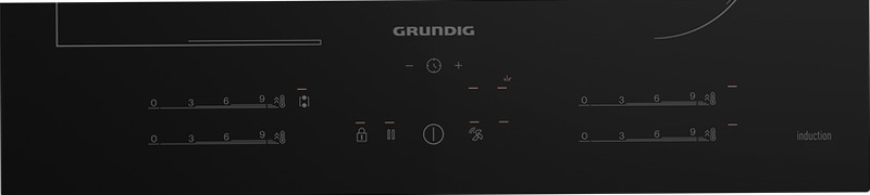 Piano Cottura GIEI627474PN Grundig Nero