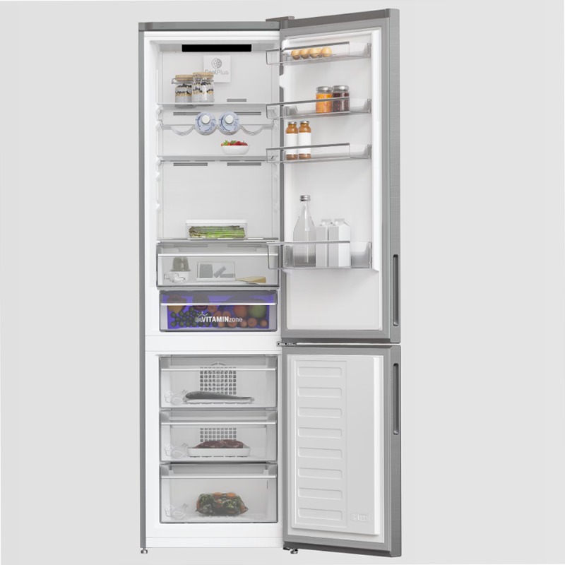 GKN 26240 XN - Frigorifero Grundig Acciaio E 202.5lt