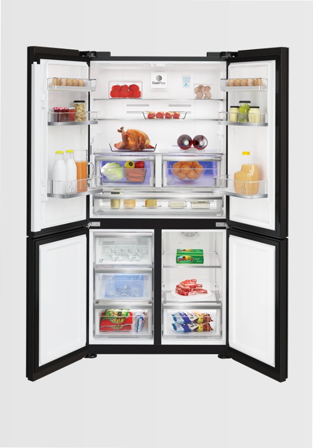GQN21235GBN - Frigorifero a 4 porte con tecnologia FullFresh+ 182lt