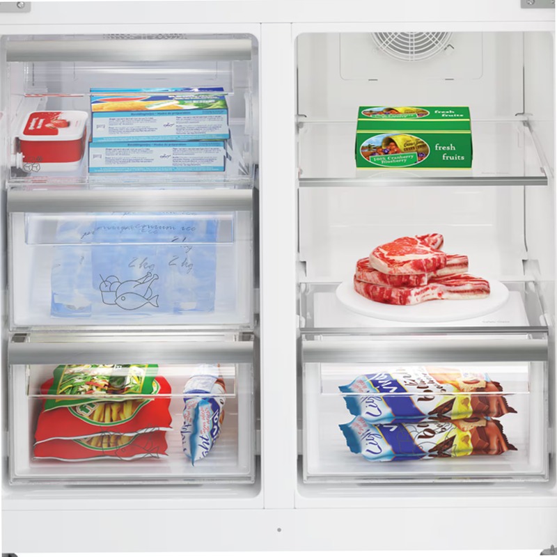 GQN21235GBN - Frigorifero a 4 porte con tecnologia FullFresh+ 182lt