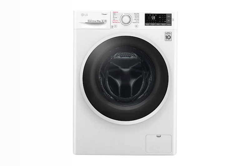 LG Lavatrice 10kg con Lavaggio a Vapore 1400rpm Bianco